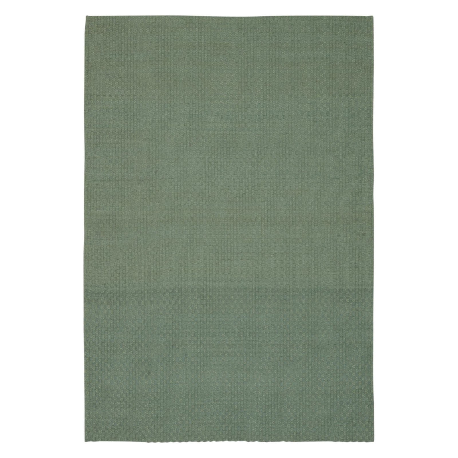 Coastal Breeze Aqua Flat-Woven Jute 5' x 7' Area Rug