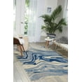 thumbnail image 1 of Nourison Somerset Abstract Light Blue 7'9" x 10'10" Area Rug, (8x11), 1 of 5