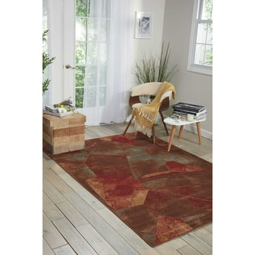 Nourison Somerset Abstract Multicolor 3'6" x 5'6" Area Rug, (4x6)