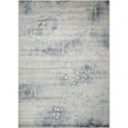 thumbnail image 1 of Nourison  Somerset Area Rug Grey 5'3" x 7'5" Latex Free Polyacrylic,Synthetic Abstract 6' x 9' Indoor Living Room,Dining Room,Bedroom, 1 of 7