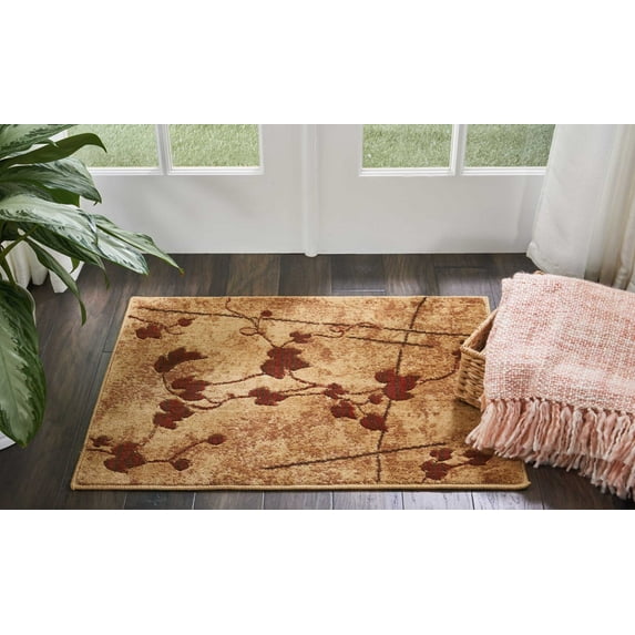 Nourison Somerset Farmhouse Latte 2' x 2'9" Area Rug, (2x3)