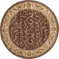 thumbnail image 1 of Nourison Somerset Floral Brown 5'6" x ROUND Area Rug, (6 Round), 1 of 5