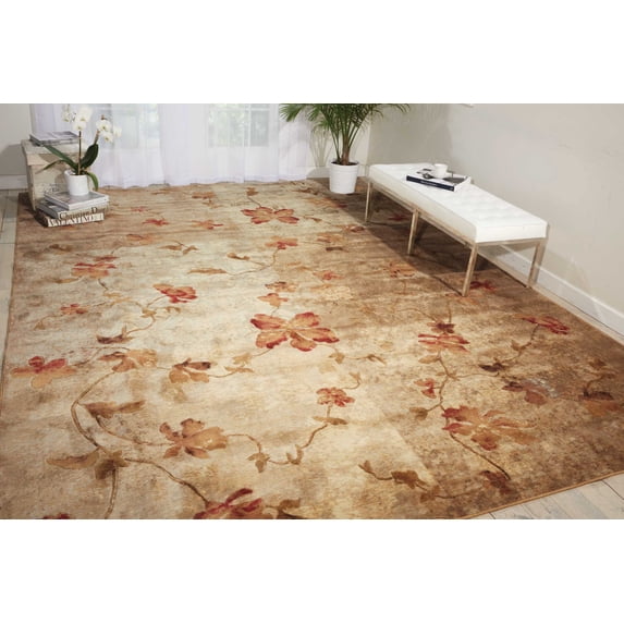 Nourison Somerset Floral Multicolor 3'6" x 5'6" Area Rug, (4x6)