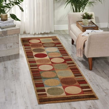 Nourison Somerset Geometric Multicolor 2' x 5'9" Area Rug, (2x6)
