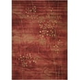 thumbnail image 1 of Nourison Somerset Modern Botanical Flame 2' x 2'9" Area Rug, (2' x 3'), 1 of 6