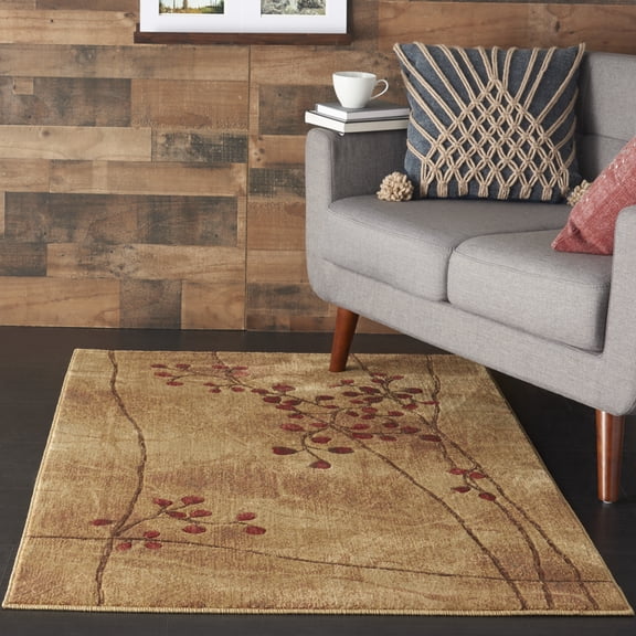 Nourison Somerset Nature Latte 3'6" x 5'6" Area Rug, (4x6)