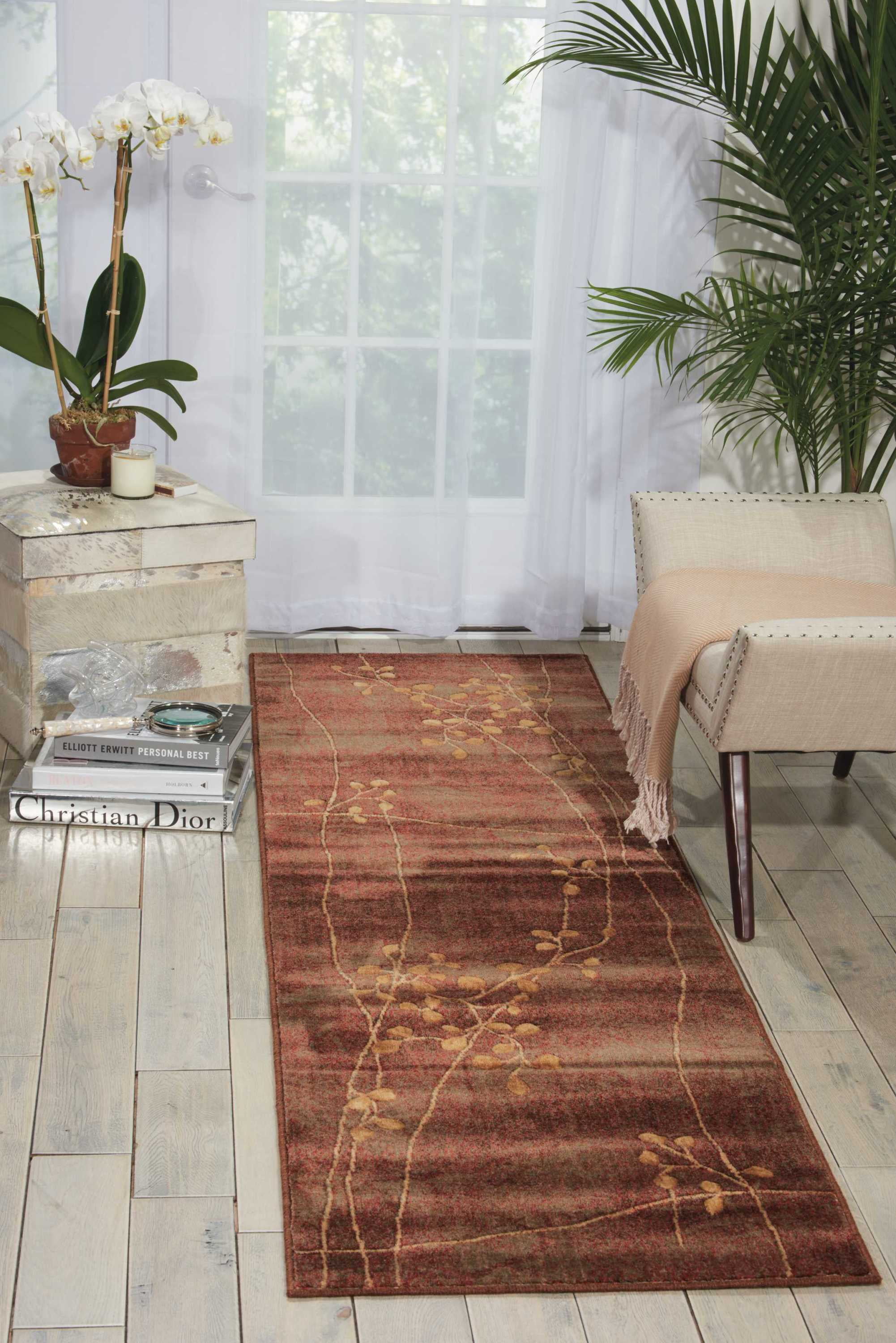 Large Multicolor Synthetic Traditional Handmade Rug