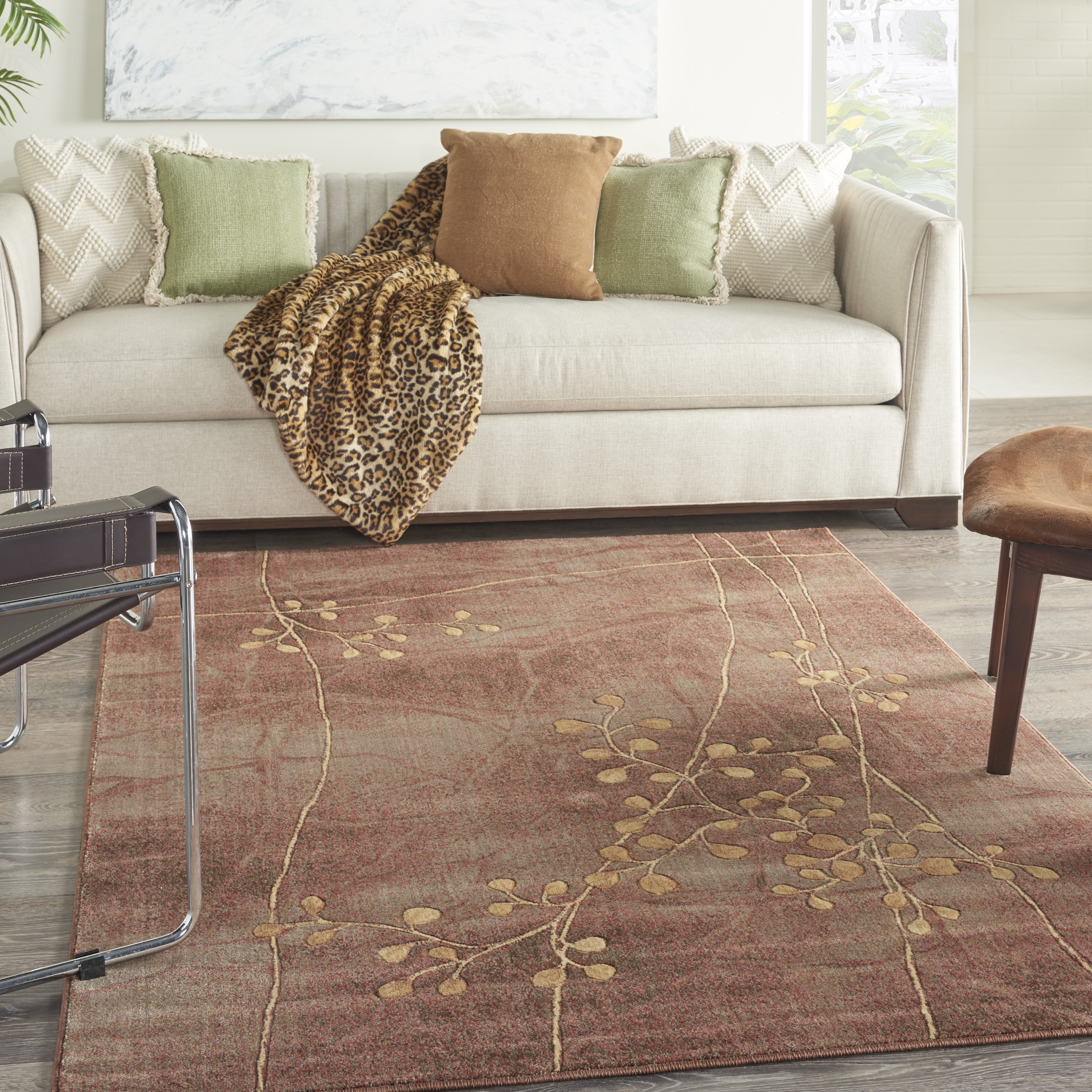 Handmade Multicolor Traditional Memory Foam Rug - 5' x 7'