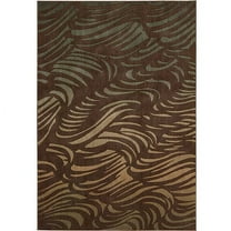 Nourison Somerset ST73 Woven Polyacrylic Rug, Brown