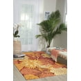 thumbnail image 1 of Nourison South Beach Indoor/Outdoor Floral Artistic Spice 5' x 7'6" Area Rug, (5' x 8'), 1 of 7