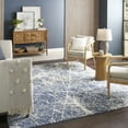 thumbnail image 1 of Nourison Splendid Abstract Navy Ivory 7'10" x 9'10" Area Rug (8x10), 1 of 8