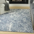 thumbnail image 1 of Nourison Splendid Modern Navy Ivory 5'3" x 7'3" Area Rug (5x7), 1 of 8