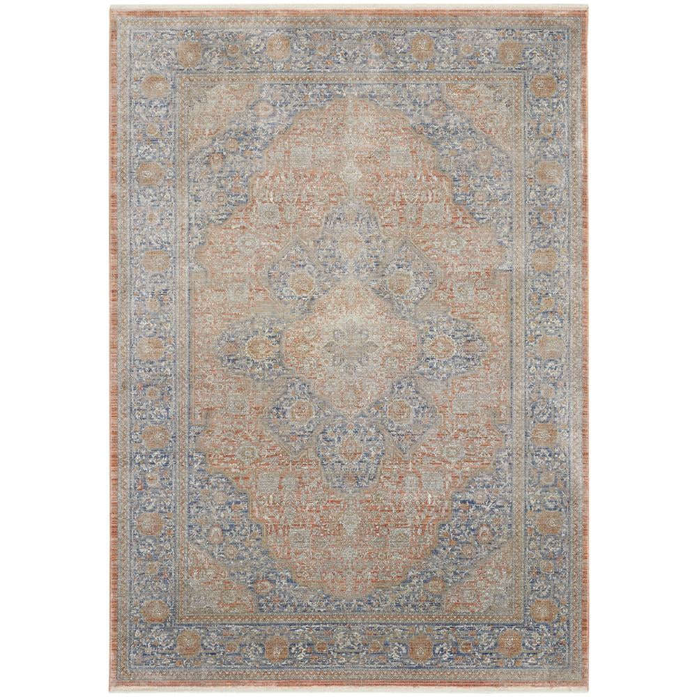 Vintage Blush Multi Persian-Inspired 9' x 12' Loom-Woven Rug
