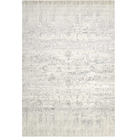 Nourison Twilight Ivory Area Rug TWI02 7'9" x 9'9"