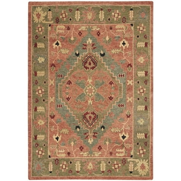 Nourison Tahoe Area Rug, Rust, 5'6" x 8'6"