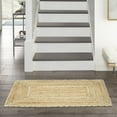 thumbnail image 1 of Nourison Terrazzo Jute 2' x 3' Natural Farmhouse Indoor Rug, 1 of 7