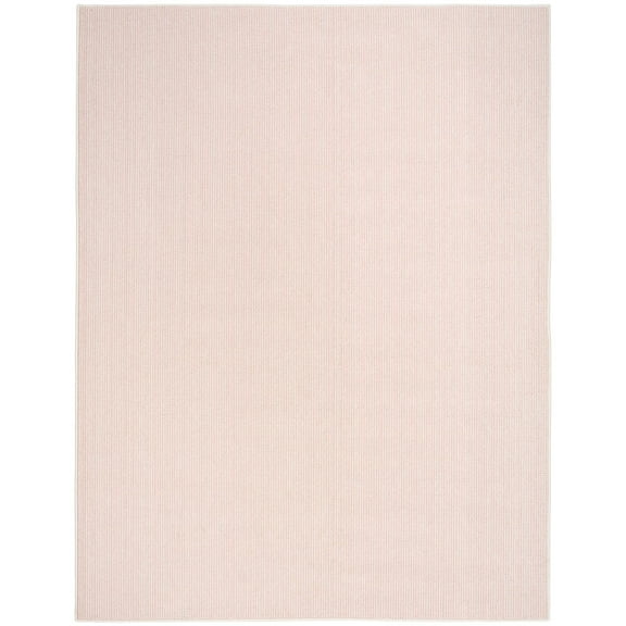 Nourison Textured Home 5'3" x 7' Ivory Rose Farmhouse Indoor Area Rug