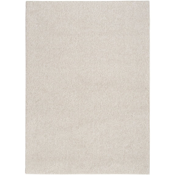 Nourison Textured Home Modern Indoor Rug Ivory Beige 7'10" x 9'10"