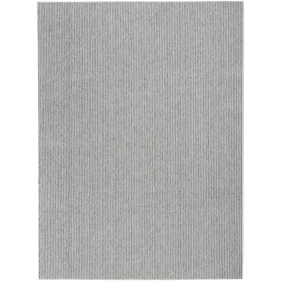 Nourison Textured Home All-over design Ivory Grey 7'10" x 9'10" Area Rug (8x10)