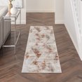thumbnail image 1 of Nourison Thalia 2'2" x 8' Cream Multicolor Modern Indoor Rug, 1 of 7