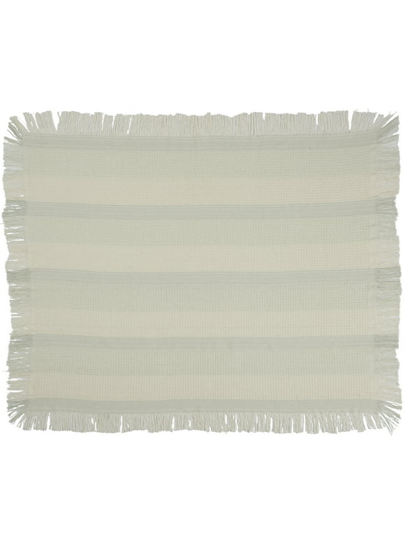 Nourison Throw Blankets Spa Decorative Throw Blanket , 50"X60"