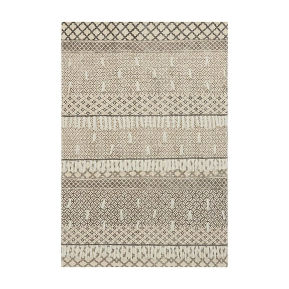 Nourison Throw Ornate Natural Decorative Throw Blanket, 50" x 60"