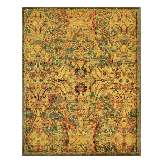 Nourison Timeless Olive Area Rug Olive 5'6" x 8'