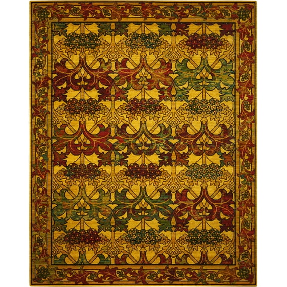 Nourison Timeless Stained Glass Area Rug TML01 7'9" x 9'9"