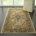 thumbnail image 1 of Nourison Traditional Vintage Persian Bohemian Ivory/Teal 3' x 5' Area Rug, (3' x 5'), 1 of 8