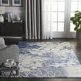 thumbnail image 1 of Nourison Tranquil Floral Beige/Navy 4' x 6' Area Rug, (4x6), 1 of 8