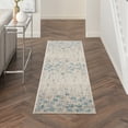 thumbnail image 1 of Nourison Tranquil Floral Ivory 2'3" x 7'3" Area Rug, (2x7), 1 of 7