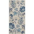 thumbnail image 1 of Nourison Tranquil 2' X 4' Ivory/Light Blue Area Rug French Country Eclectic Floral by Nourison, 1 of 8