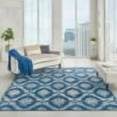 thumbnail image 1 of Nourison Tranquil Floral Navy/Light Blue 8' x 10' Area Rug, (8x10), 1 of 8