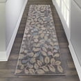 thumbnail image 1 of Nourison Tranquil Nature Grey/Beige 2'3" x 7'3" Area Rug, (2x7), 1 of 7