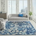 thumbnail image 1 of Nourison Tranquil Nature Navy 8'10" x 11'10" Area Rug, (9x12), 1 of 8