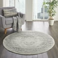 thumbnail image 1 of Nourison Tranquil Persian Ivory/Grey 5'3" x ROUND Area Rug, (5 Round), 1 of 8