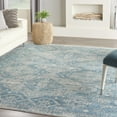 thumbnail image 1 of Nourison Tranquil Persian Lt.Blue/Ivory 7' x 10' Area Rug, (7x10), 1 of 9