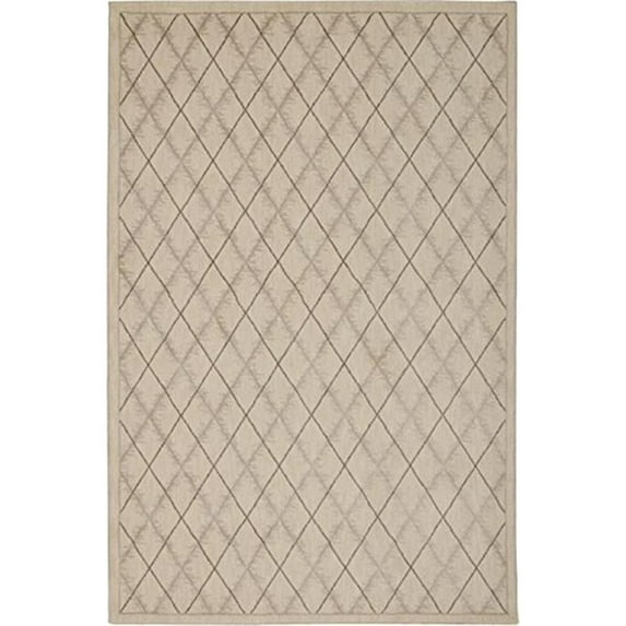 Nourison Tranquility Area Rug Ivory 7'9" x 10'10" 8' x 10' Indoor Beige Rectangle