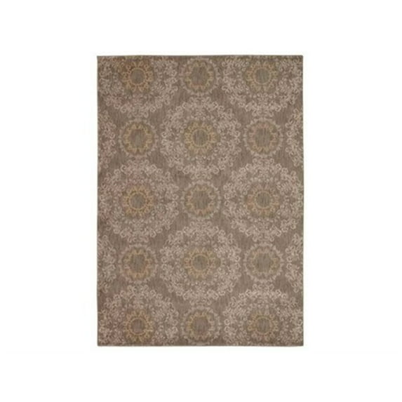 Nourison Tranquility Stone Area Rug Stone 5'3" x 7'5"