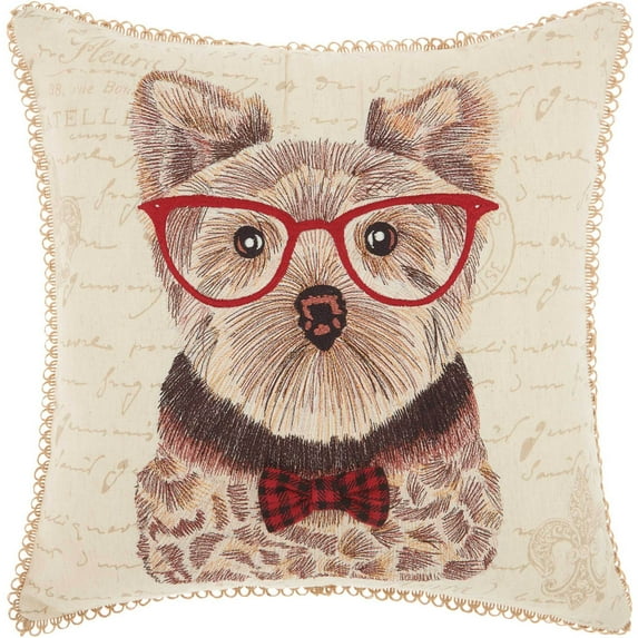 Nourison Trendy, Hip, New Age Natural Decorative Throw Pillow , 16"X16"