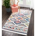 thumbnail image 1 of Nourison Tribal Decor Tribal White 3'11" x 6'2" Area Rug, (4x6), 1 of 6