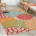 thumbnail image 1 of Nourison Tropical Oasis Indoor/Outdoor Modern Floral Green 2'8" x 4' Area Rug, (3' x 4'), 1 of 7