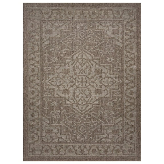 Nourison Home Tulum 9' x 12' Brown Outdoor Rug