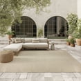 thumbnail image 1 of Nourison Tulum 9' x 12' Cream Outdoor Rug, 1 of 11