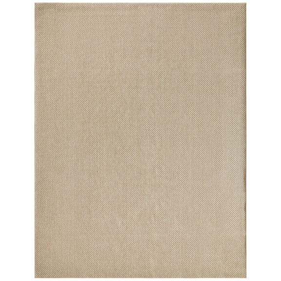 Nourison Tulum 9' x 12' Taupe Indoor/Outdoor Rug