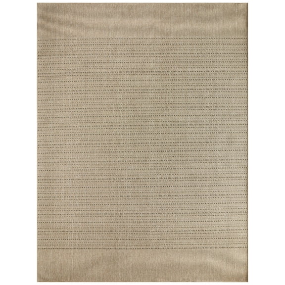 Nourison Tulum 9' x 12' Taupe Indoor/Outdoor Rug