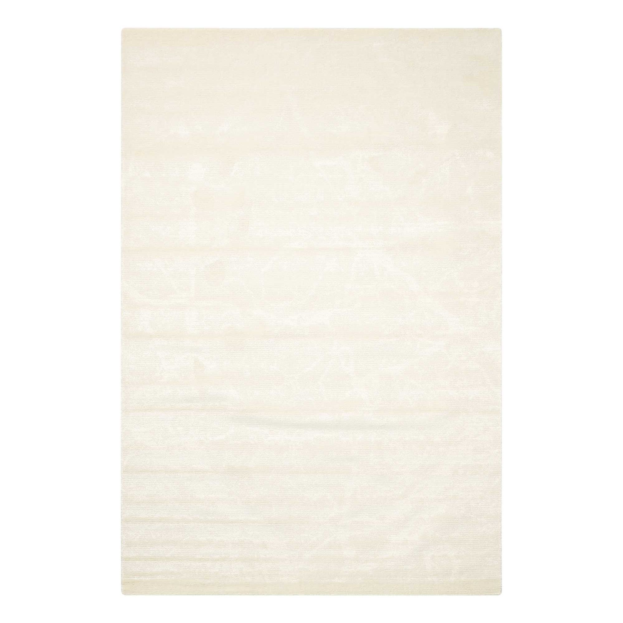 Ivory Twilight Abstract Wool-Blend 5'6" x 8' Area Rug