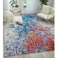 thumbnail image 1 of Nourison Twilight Abstract Red/Blue 9'9" x 13'9" Area Rug, (10x14), 1 of 6