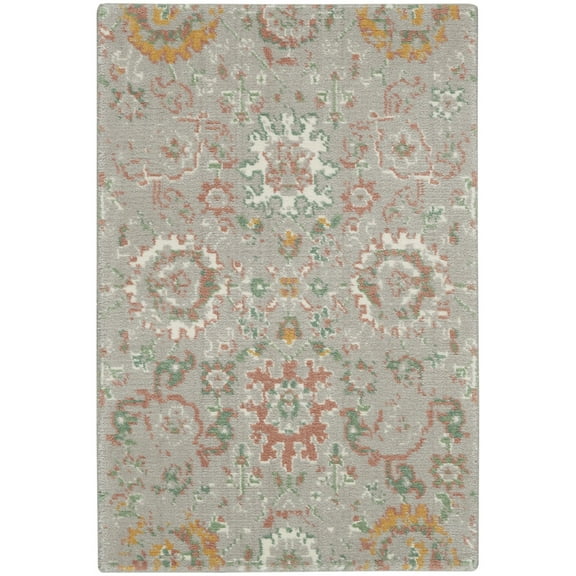 Nourison  Twilight Area Rug Grey/Multi 2' x 3' 2' x 3' Grey