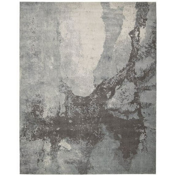 Nourison TWILIGHT TWI07 Area Rug in SEA MIST